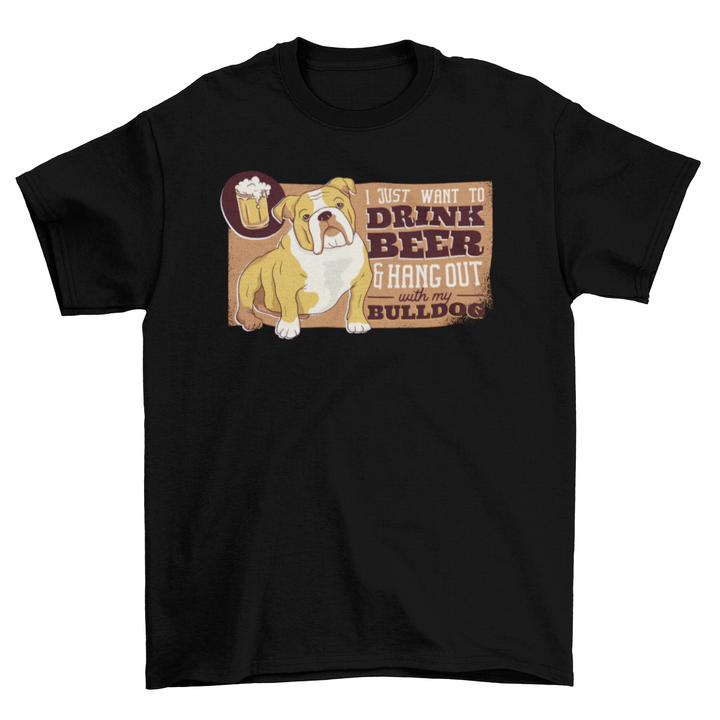 Beer & Bulldog T-Shirt